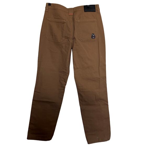 Eddie Bauer Mountain Ops Flex Pants 33×32 Tan Canvas Work Utility GORPCORE - Picture 2 of 9
